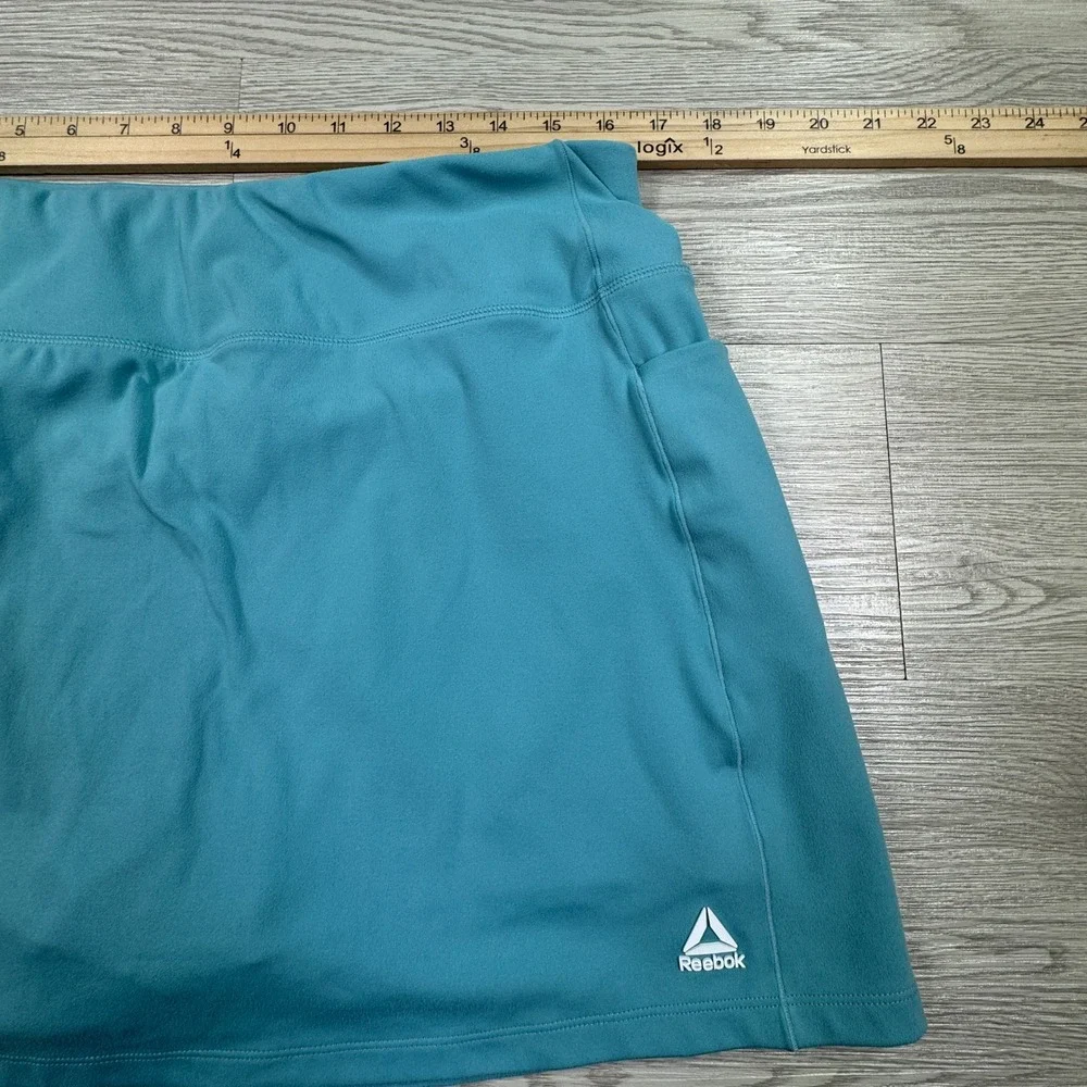 Reebok Womens Skort XL Blue/Teal Athletic Tennis Golf Skirt Pockets Activewear